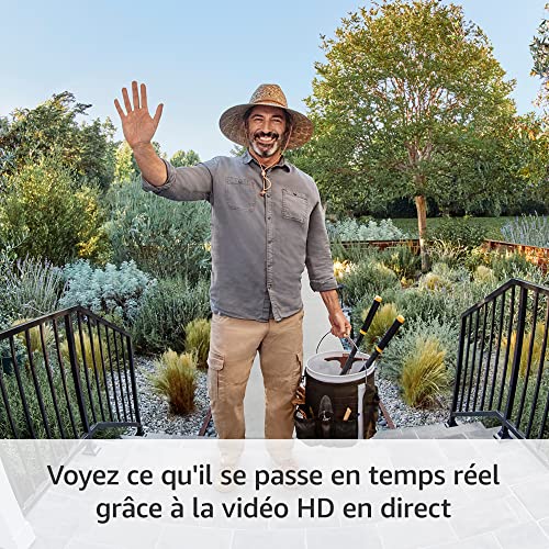 Sonnette vidéo sans fil Ring Plus : HD, vision nocturne, essai 30 j. - Geekodrome: Boutique d'accessoires geek Intégration Alexa