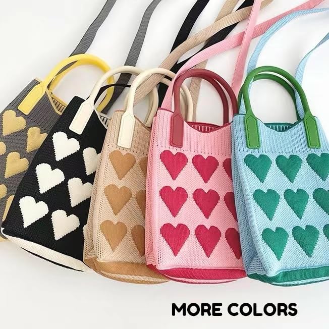 Small Crossbody Purse Full Hearts Bag Cute Travel Cell Phone Purse Kawaii Cross Body Bag Shoulder Bags Purses for Women 5