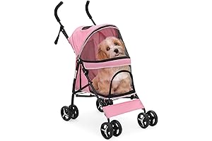 4-Wheel MoNiBloom Dog Stroller for Small Dogs