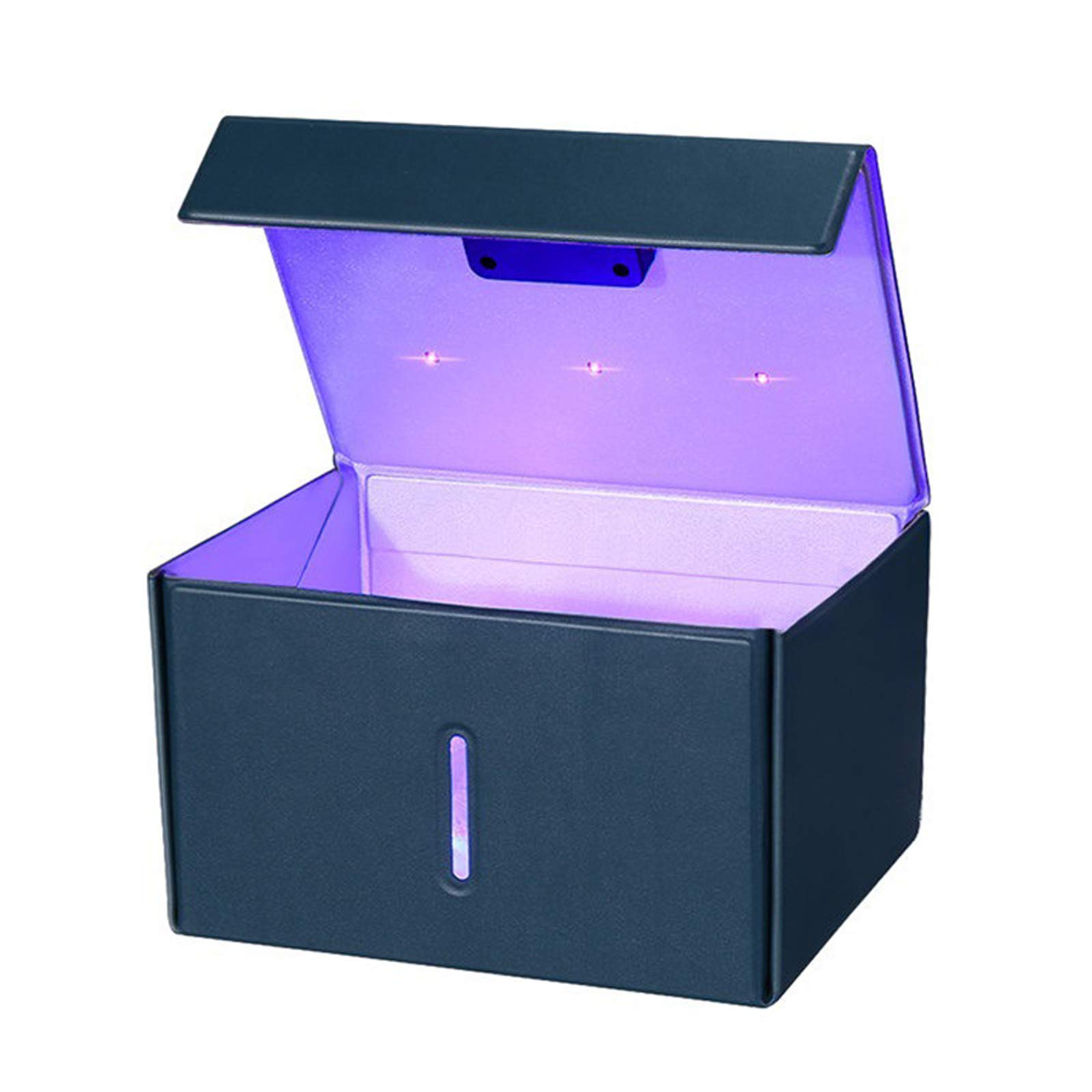 WSHA Recipiente de desinfección con luz Ultravioleta Caja esterilizadora UVC de Cuero portátil Bolsa limpiadora UV-C, para el hogar, el automóvil, los Viajes