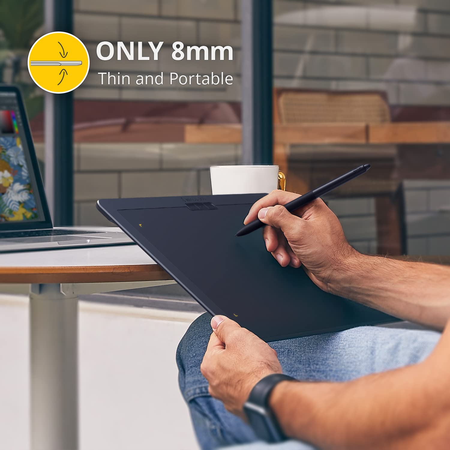 XENCELABS, Graphic Tablet Medium, Wireless Drawing Tablet with 2