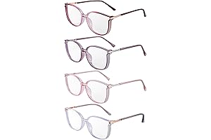 4 Pack Bling Eyeglasses for Women: Fashionable and Functional Reading Glasses with UV Protection