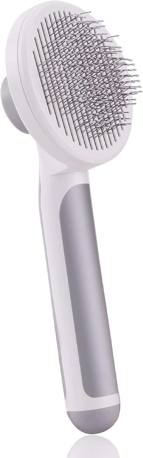 HUAWIND Self Cleaning Pet Grooming Brush, Deshedding Tools for Dogs & Cats Effectively Reduces Shedding by up to 95%, Gentle Pet Shedding Tools