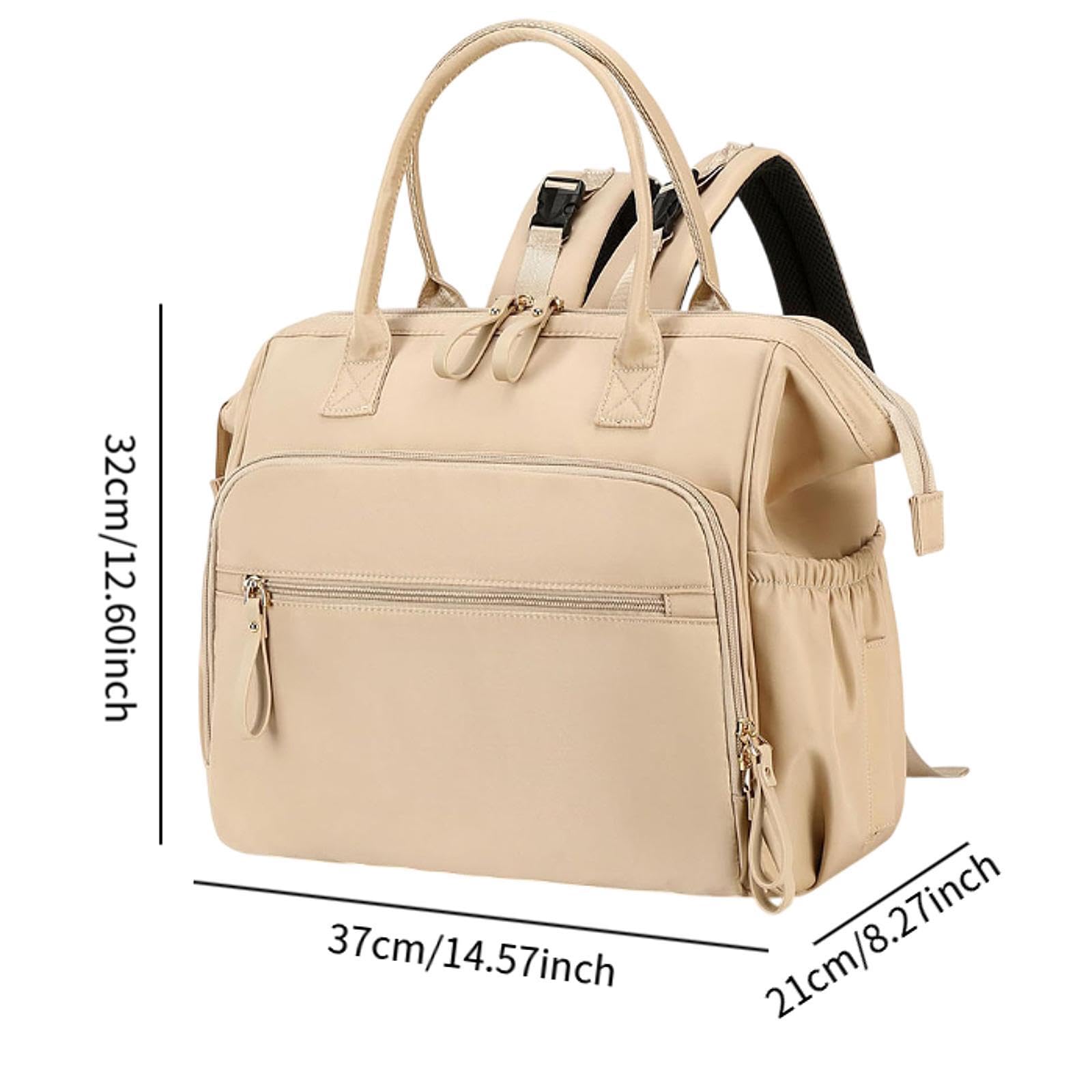 predolo Reisewindel Tte Wickelbeutel Umhängetasche Große Kapazität mit Multi Taschen Windpack für Die Arbeit Im Freien Im Freien Im Außenbereich, Beige