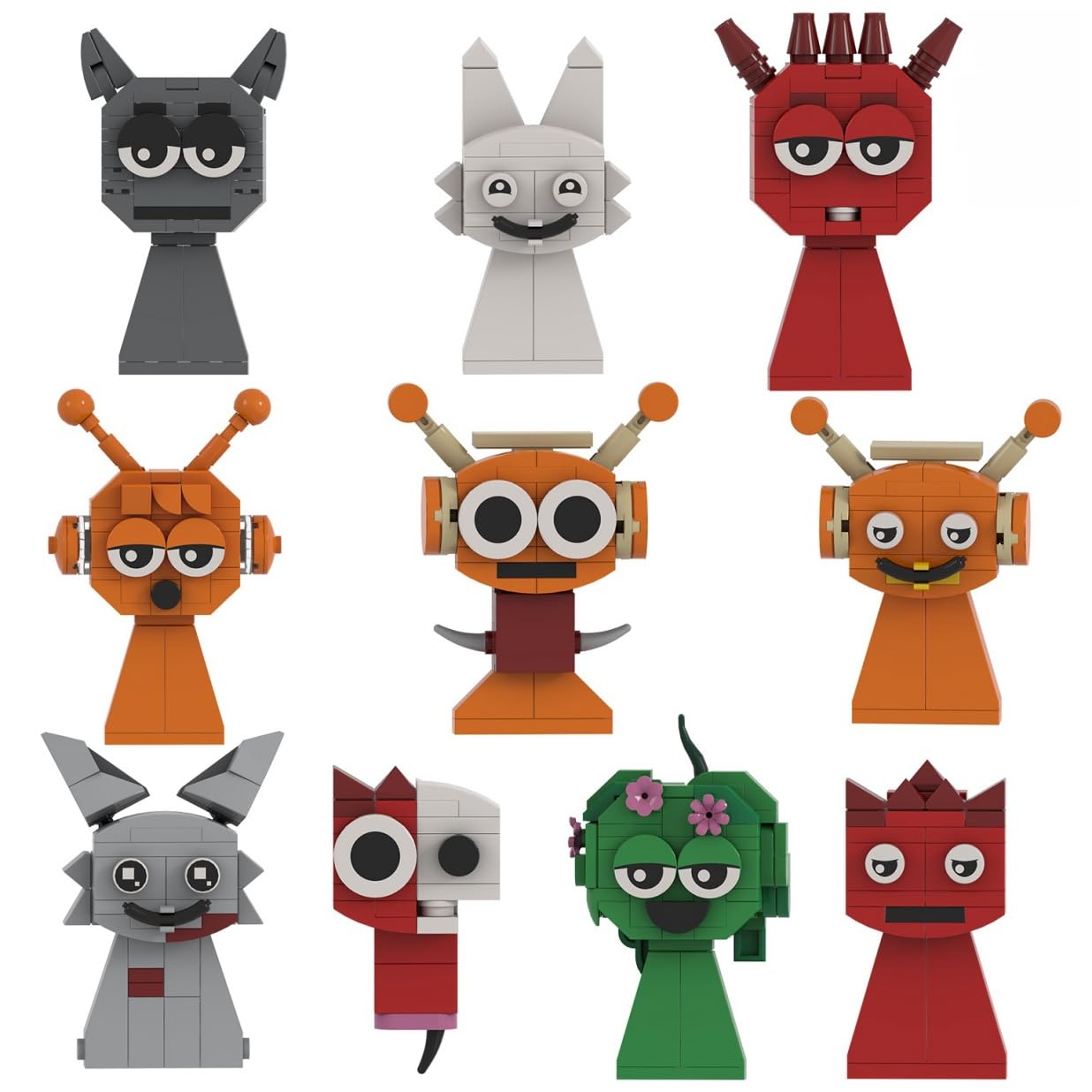 Amazon | スプランキー 積み木 スプランキー ブロック Sprunki