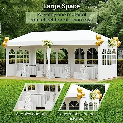 10x20 Outdoor Gazebo Wedding Tent