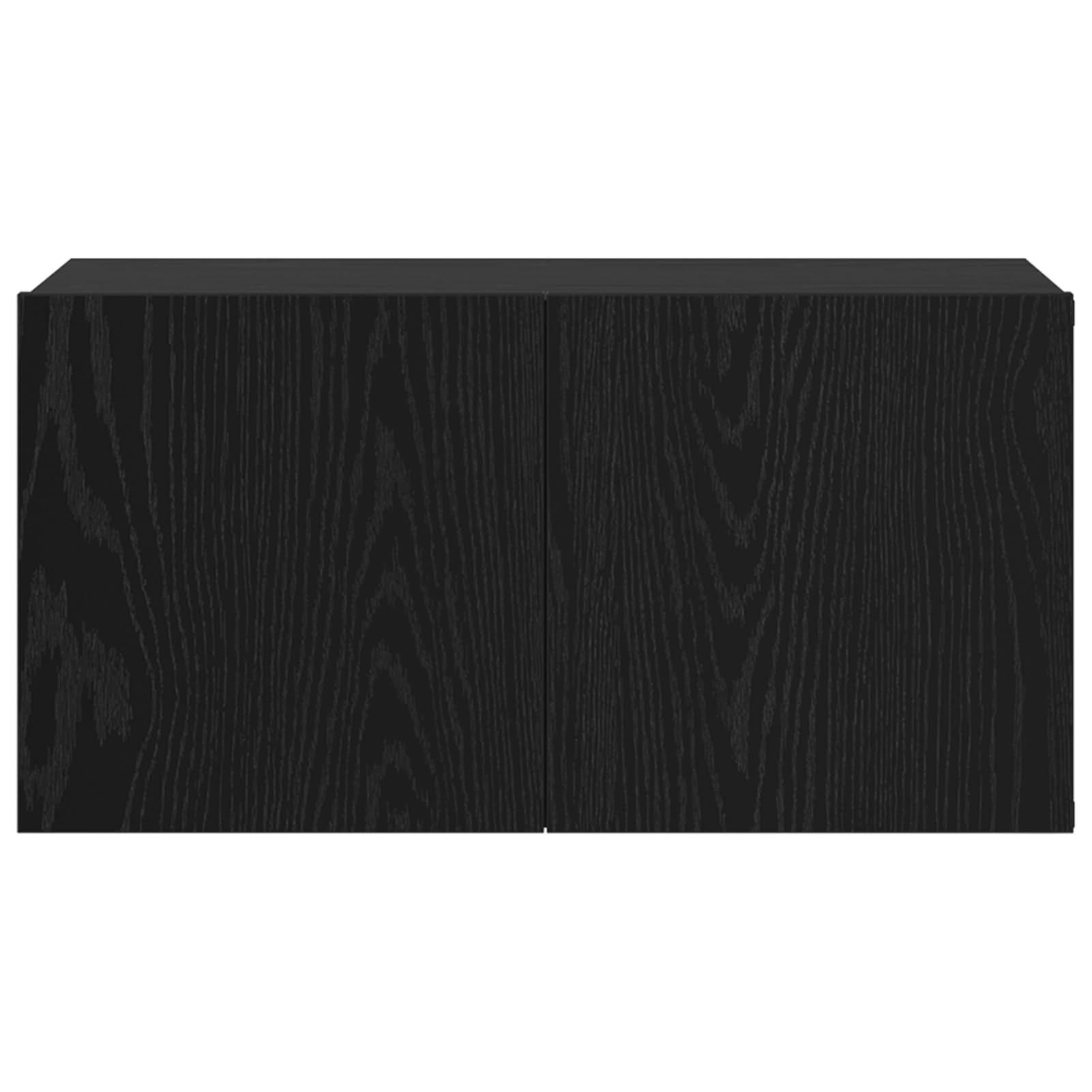 Gecheer TV-Schrankset Schwarzeiche Holzwerkstoff Mittel TV-Schrank, Moderne TV Lowboard Fernsehschrank für Home-Cinema Gamerzimmer Wohnungen Büro875170