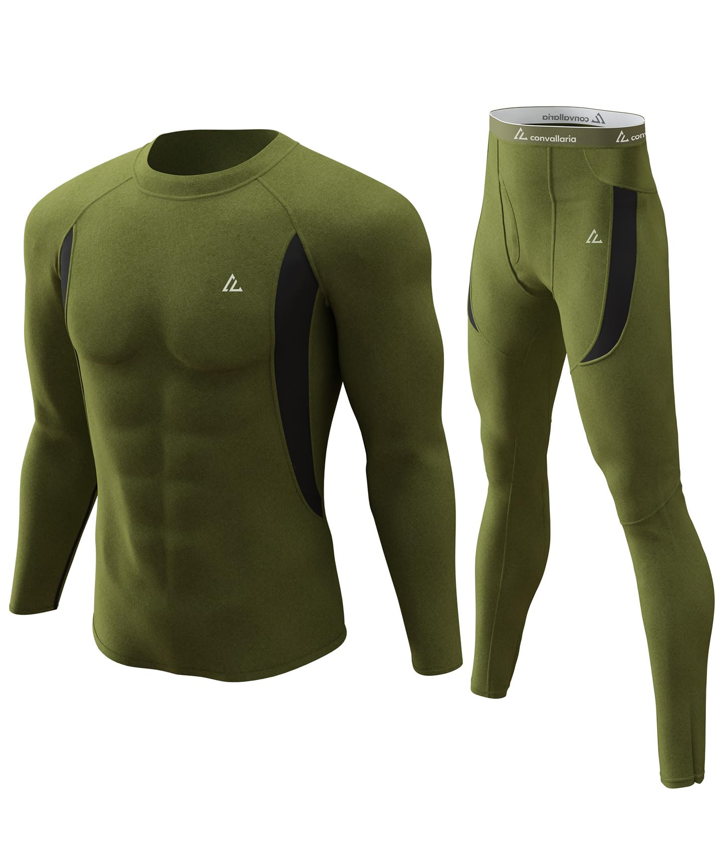 Mens Thermal Underwear Long Johns Set Cold Weather Hunting Base Layer