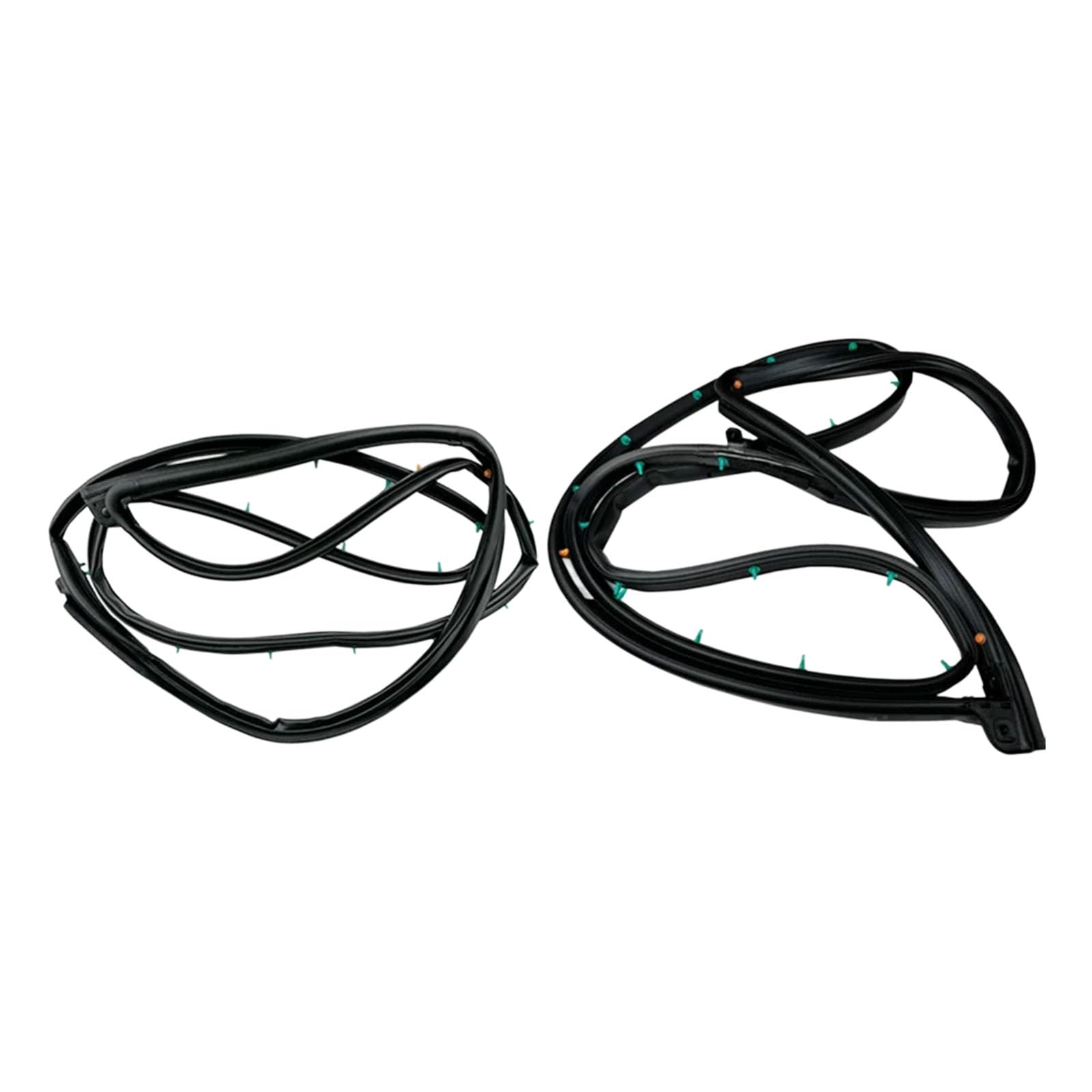 Premium Rubber Door Weatherstrip Pair Replaces 82130-2V000 82140-2V000 for 2012-2017 Vehicles Enhances Sealing Rubber Window Seal Left & Right Side Car Door Weatherstrip