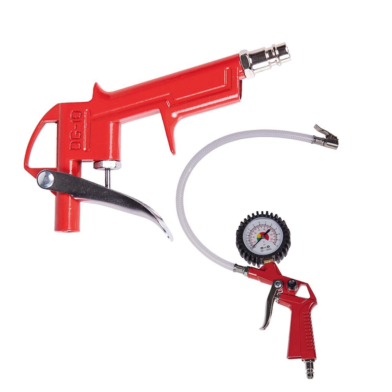 WALTER Druckluft Kompressor, 50 L, Ansaugleistung 240l/min,10 bar, Luftkompressor, inkl. Zubehör, langlebig, einfache Bedienung, automatischer Druckschalter, Überlastungsschalter, kompaktes Design