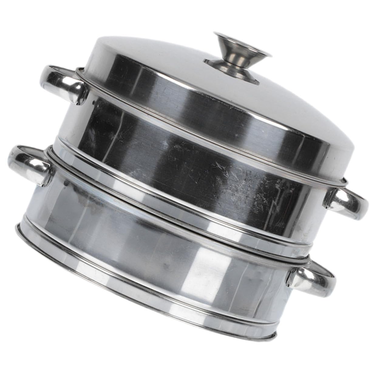Vaporera De Acero Inoxidable Tapa Vaporera Multifuncional Para Verduras Dumplings y Buns Para Cocinas De Restaurantes y Hogares