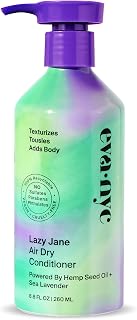 Eva NYC Lazy Jane Air Dry Hair Conditioner, Air Dry Hair Products for Natural Texture and Frizz Control, Vegan and GMO-Free Hair Conditioner, Anti Frizz Hair Products for Women, 8.8 fl oz