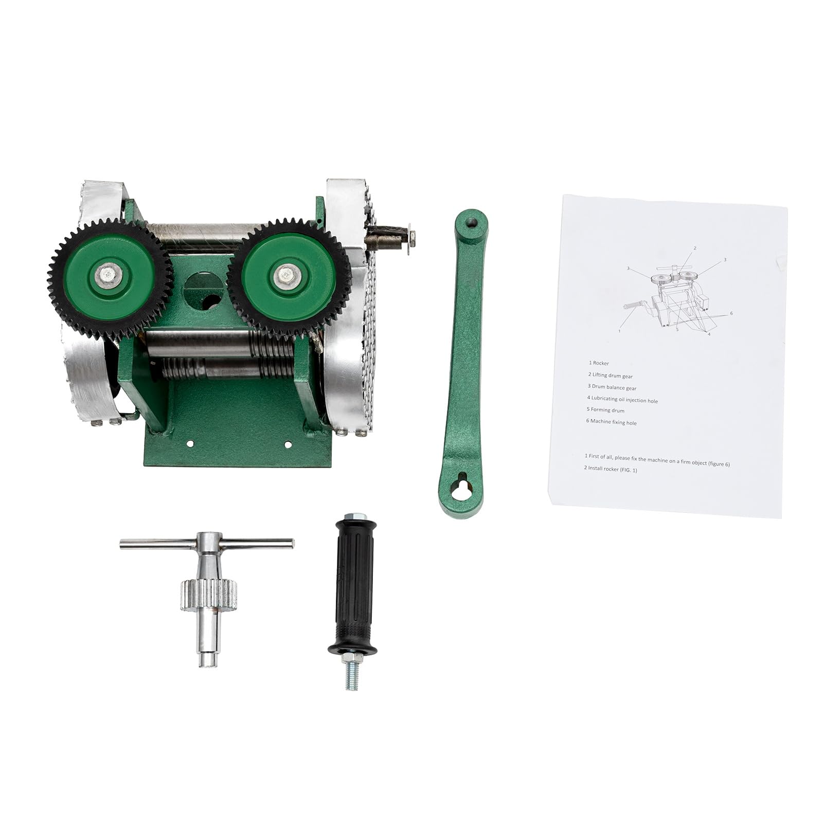 3 in 1 Mill Handwalzwerk Maschine Rolling Square Handbetriebene Gold Silber schmuck Pressmaschine Kombinationswalzwerk Manueller Walzwerk Schmuckwalzwerk Einstellbare Goldschmied Schmuck Werkzeug