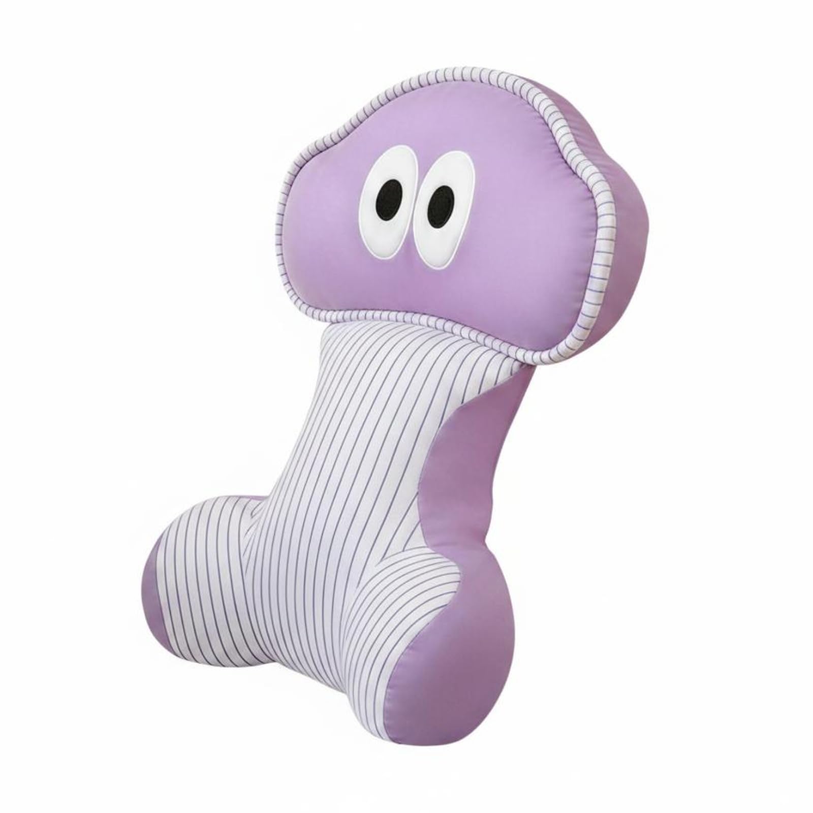 Cuscino Ergonomico per Sedia Cuscino Seduta Supporto Schiena Poggiatesta Imbottito Modulare in Poliestere Cationico Adatto per Ufficio Lettura Divano Relax, Viola