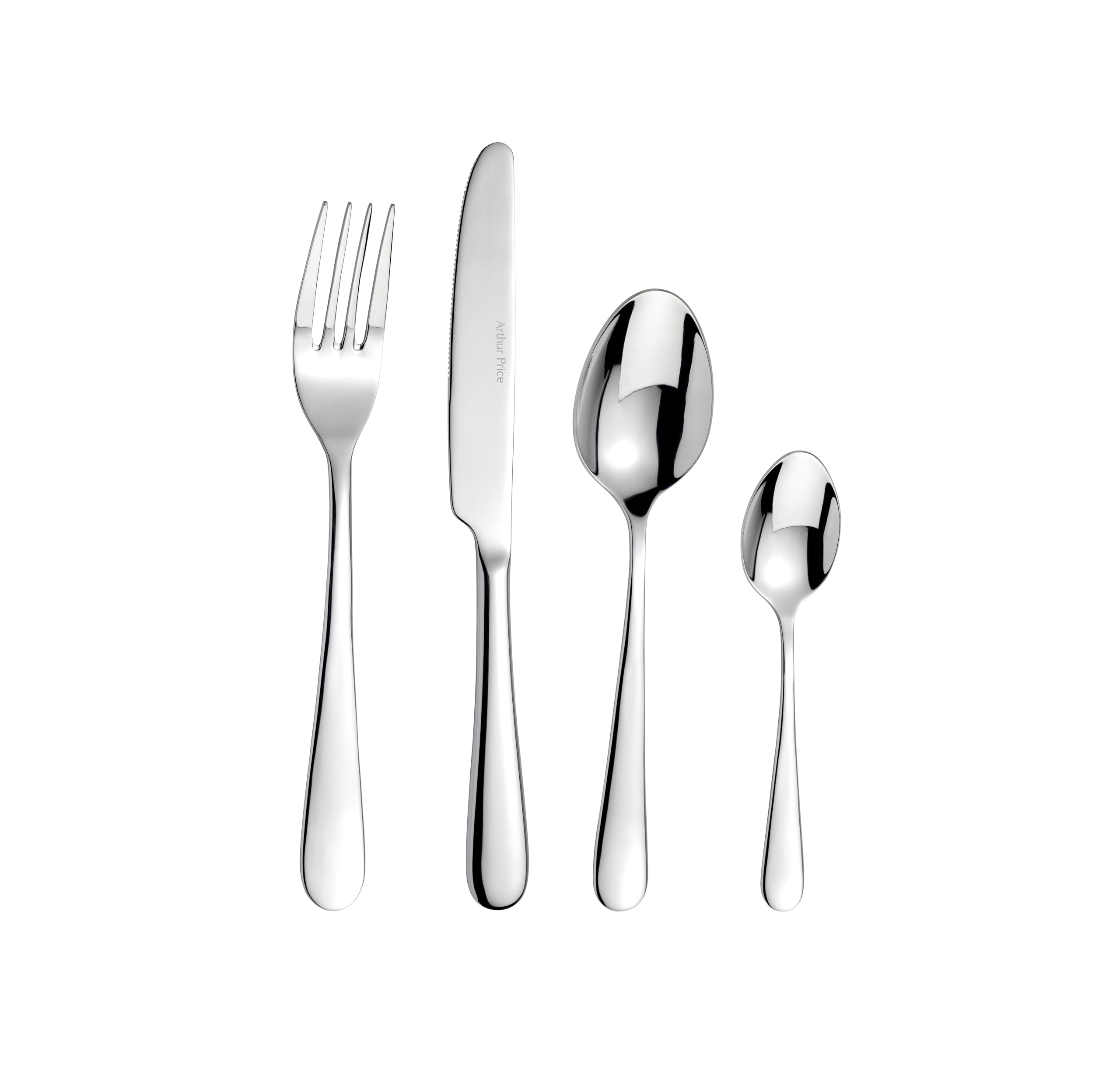 Arthur Price Oasis 24-Piece Cutlery Set, Stainless Steel, Service