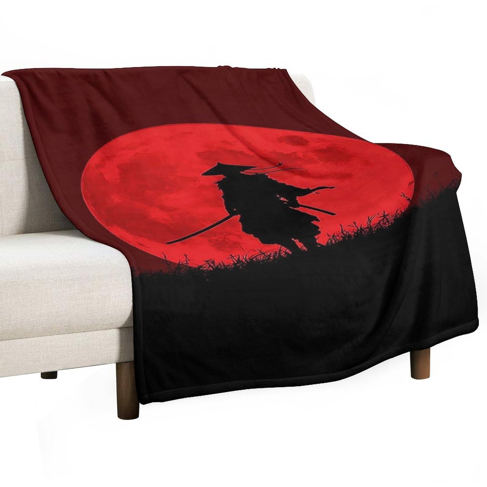 Couverture héros japonais pour salon et lit | Plaid doux 130x150