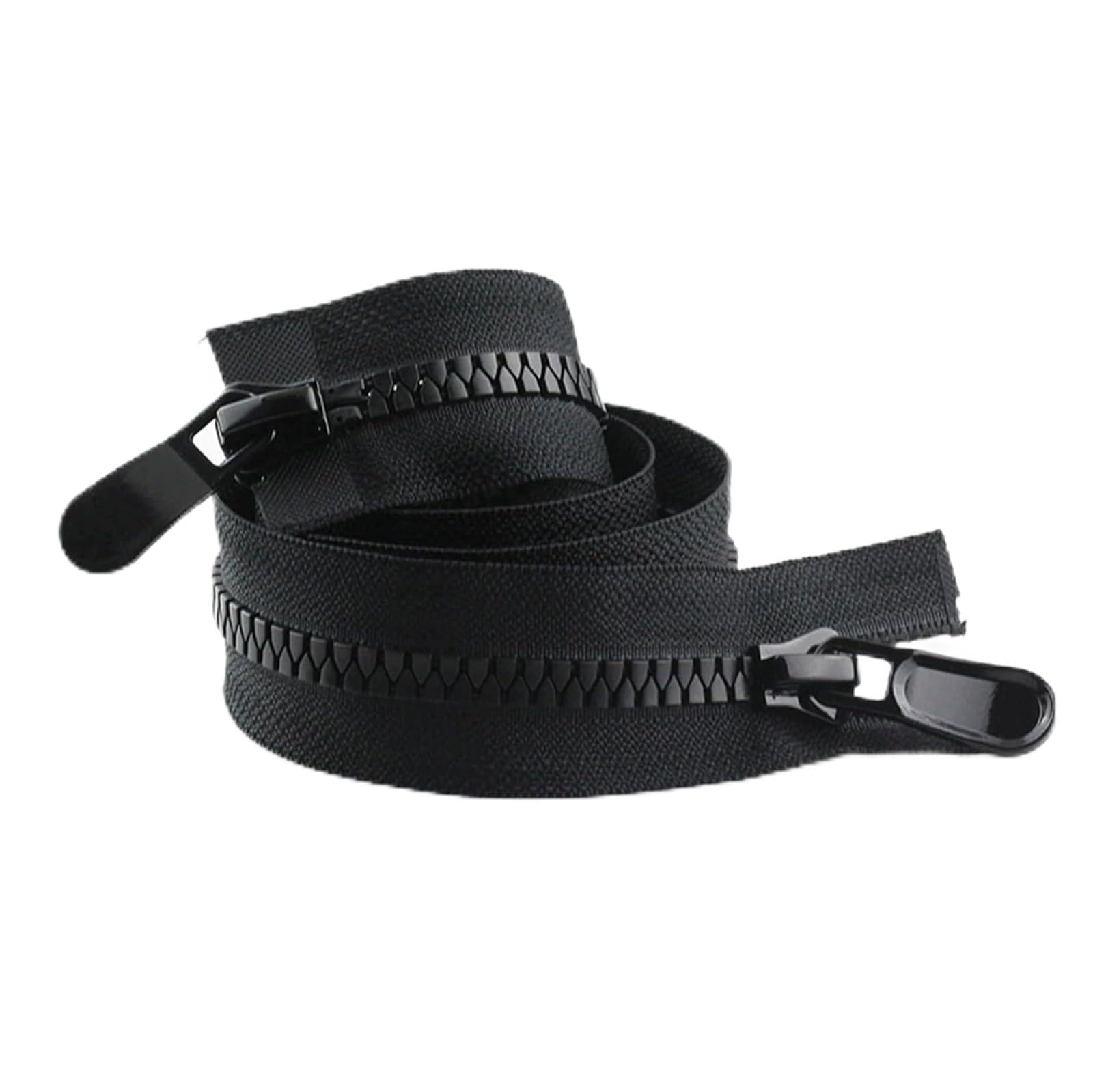 Zamki błyskawiczne, Zamki błyskawiczne do szycia kurtek, śpiworów, namiotów, akcesoriów, 70-100 cm(Black,90)