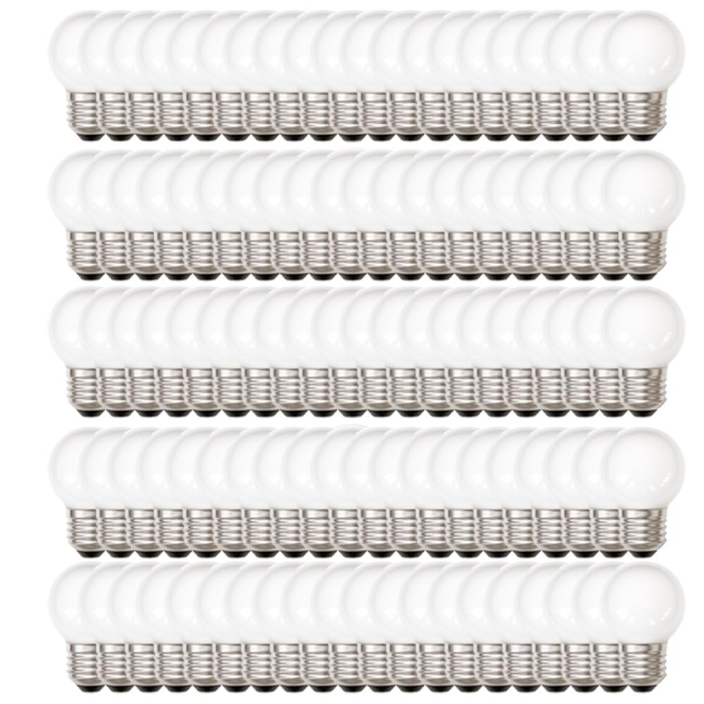 NCC-Licht 100 x LED Lampe Tropfen 0,8W E27 matt extra warmweiß 2200K Kunststoff auch für Außeneinsatz