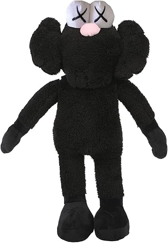 Bonita figura de peluche de 17.7 pulgadas, muñeco de peluche, Navidad, cumpleaños para fiesta, se puede utilizar como un regalo variado (negro)
