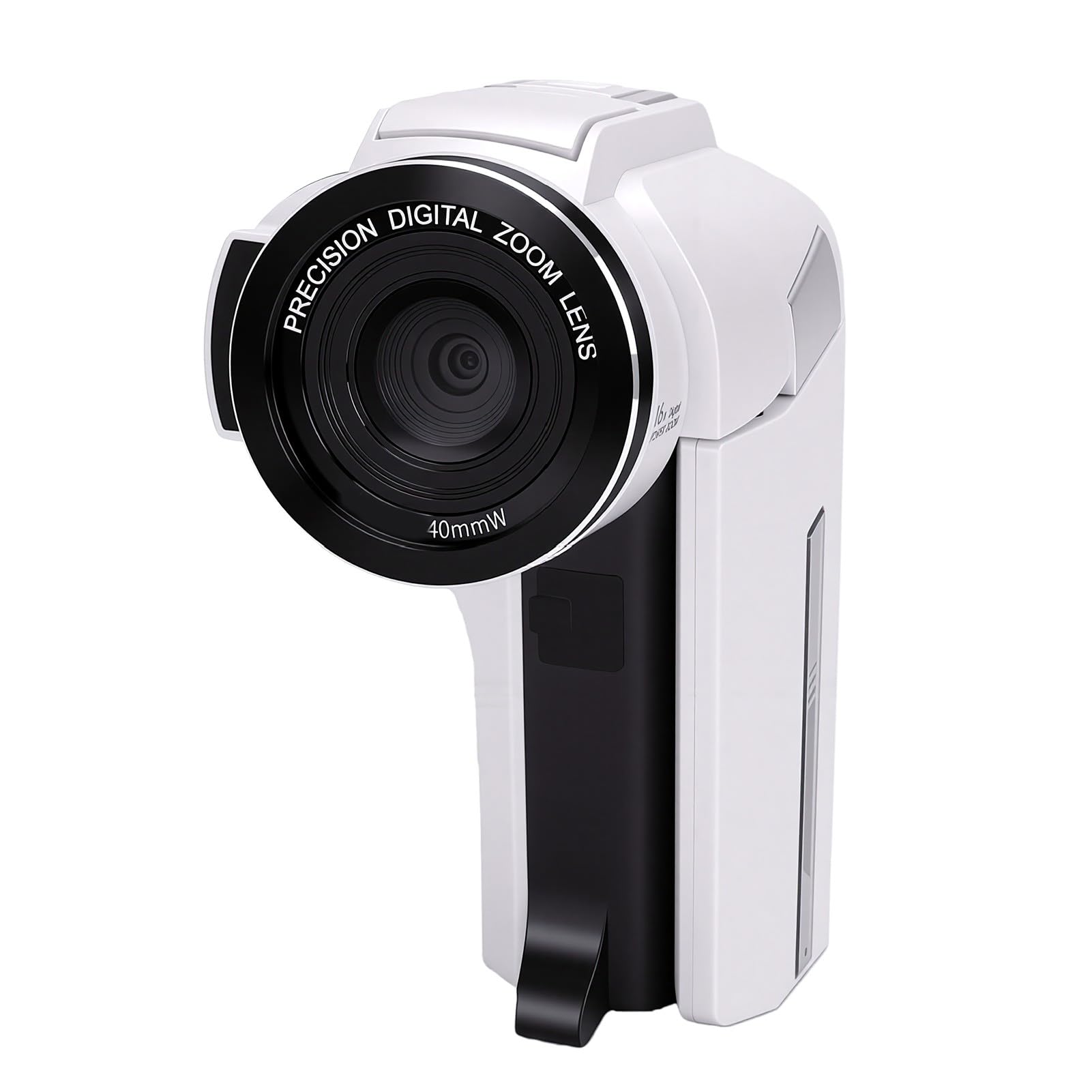 Videocamera 8K, Videocamera da 75 MP con Zoom Digitale 16X a Doppio Obiettivo con WiFi, Schermo da 3 Pollici, Visione Notturna, Telecomando, Due Batterie per la Registrazione di