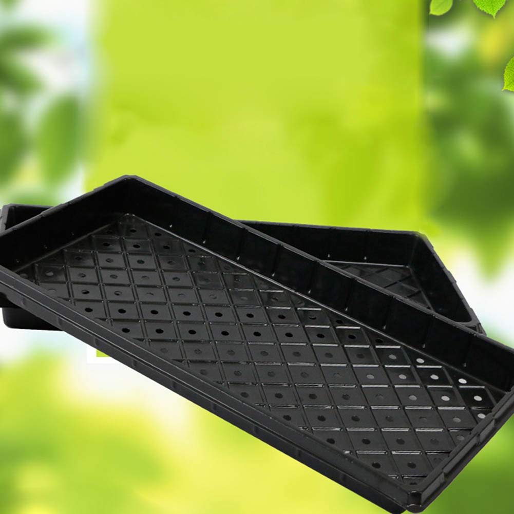 2PCS impianto Crescere vassoi Garden Seed Nursery vassoi di plastica Vassoi di propagazione per Seme di partenza, Strong Vassoi Serra