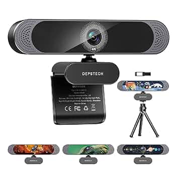 DEPSTECH WEBカメラ 4K リモコン付き オートフォーカス 明度/彩度 Amazon.co.jp: DEPSTECH WEBカメラ 4K リモコン付き オート