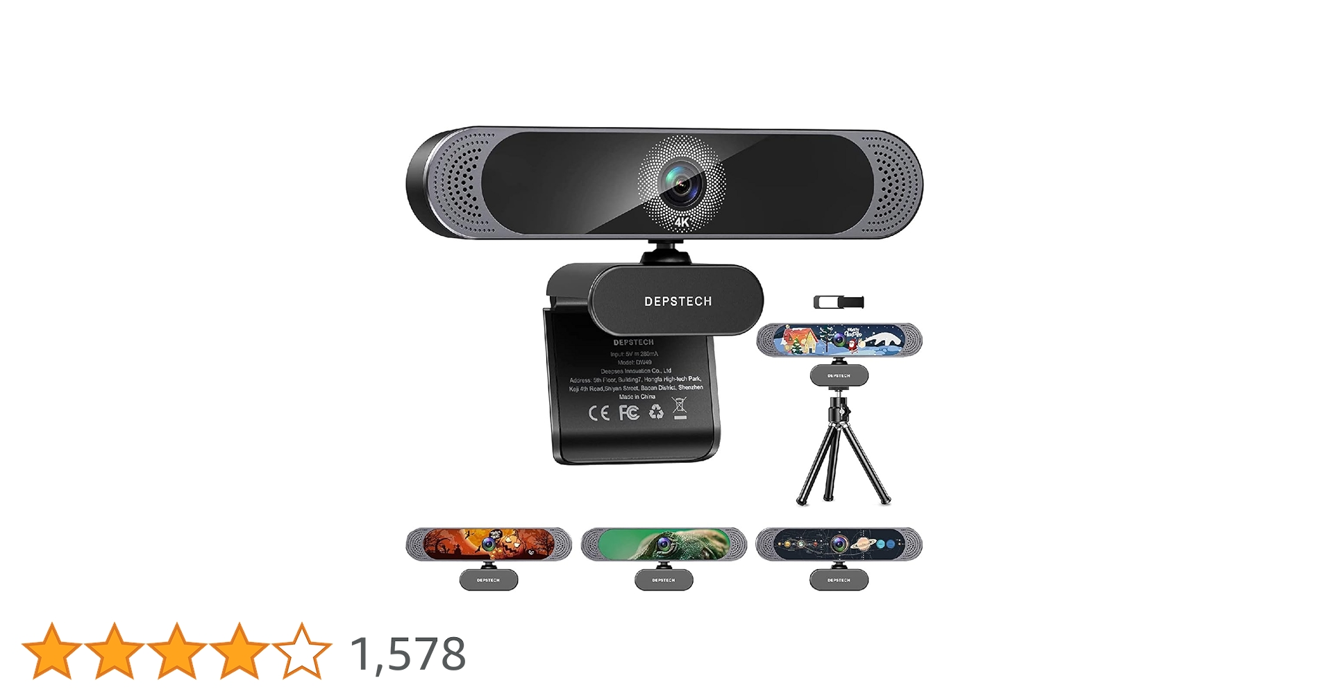 Amazon.co.jp: Webカメラ 4K オートフォーカス 800万画素