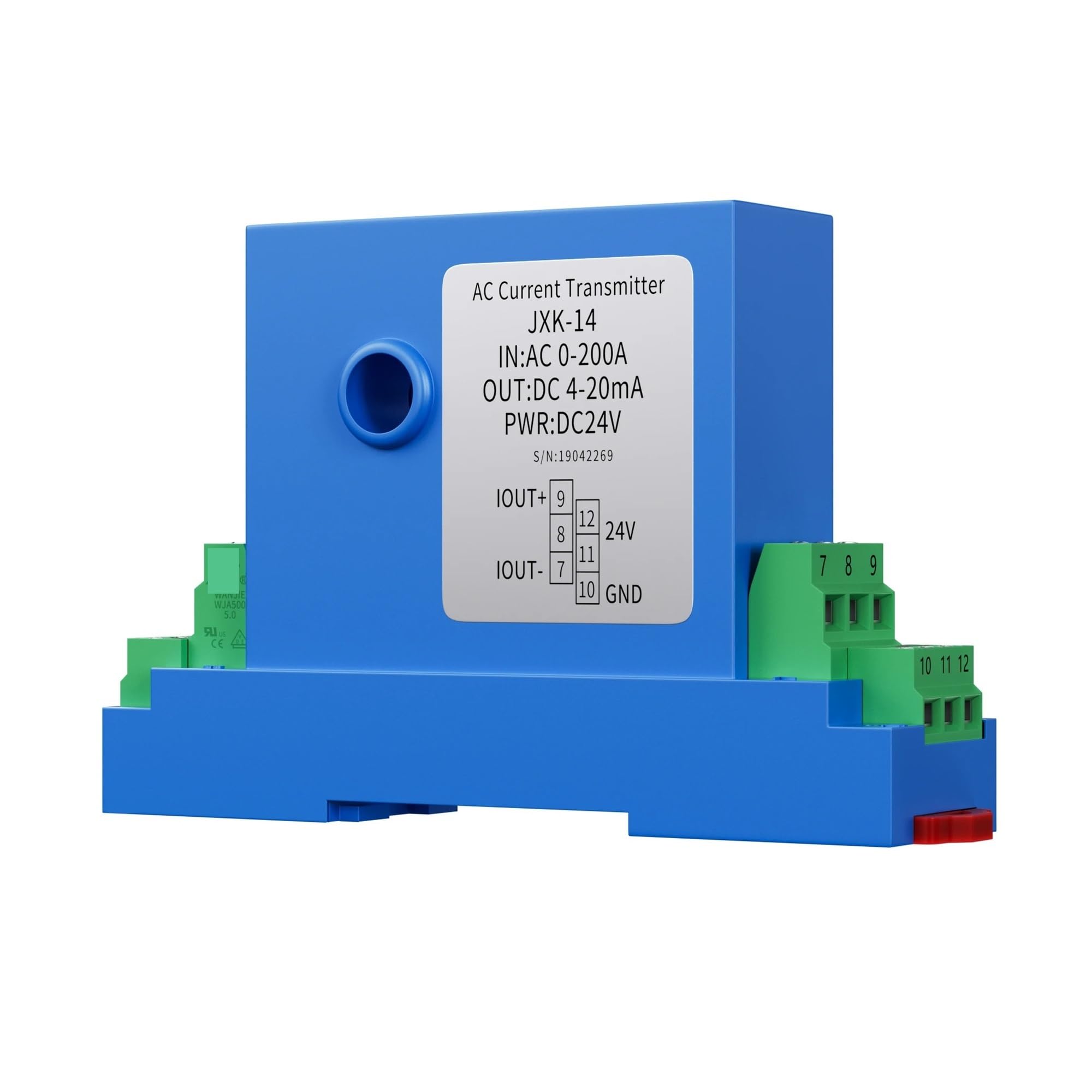 Convertisseur de capteur de courant JXK-14 de haute précision AC 0-50A vers 0-10mA