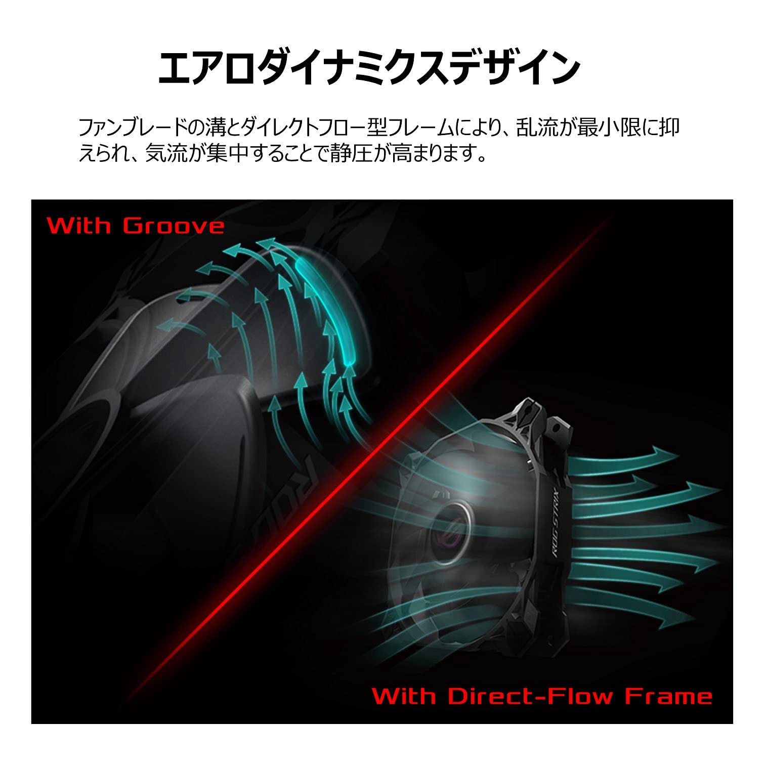 ROG STRIX XF120 PC CPU ケースファン　二個セット Amazon | ASUSTek ROG Strix XF120 / XF120A1 / BK 4ピンPWM
