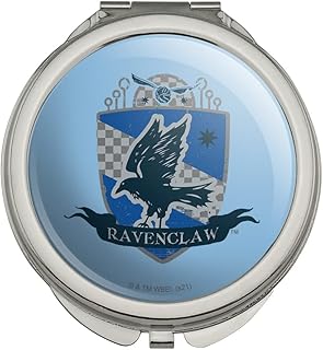 GRAPHICS & MORE Harry Potter Ravenclaw Quidditch Shield Compact Travel Purse Handbag Makeup Mirror