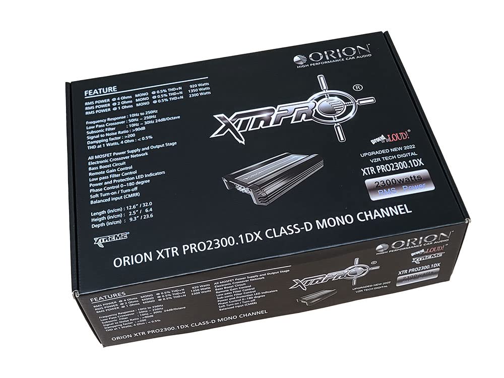 Amazon.co.jp: Orion XTR PRO 2300.1DX アンプ セリエクラス D-モノ