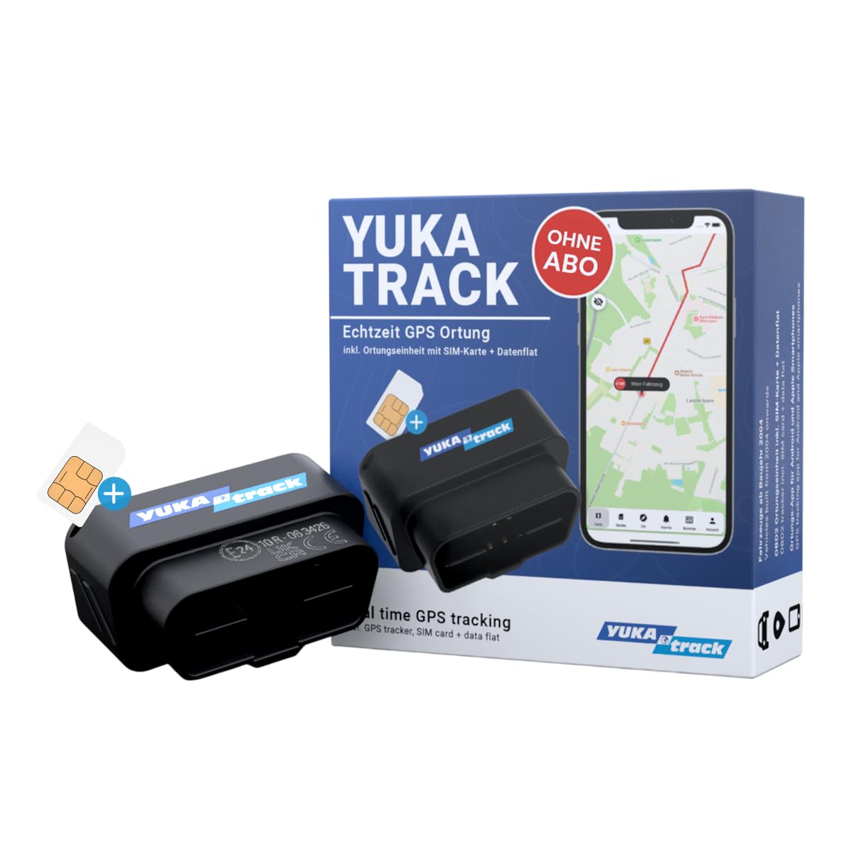 Traceur GPS Voiture sans Abonnement - OBD2 2G Camion Camping-Car