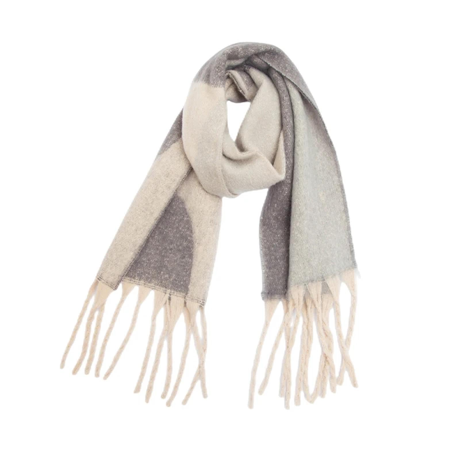 Sciarpa Scialle Invernale Sciarpe Sciarpa da Donna Invernale con Stampa Vintage, con Nappe, Foulard Lungo Avvolgente, da Uomo