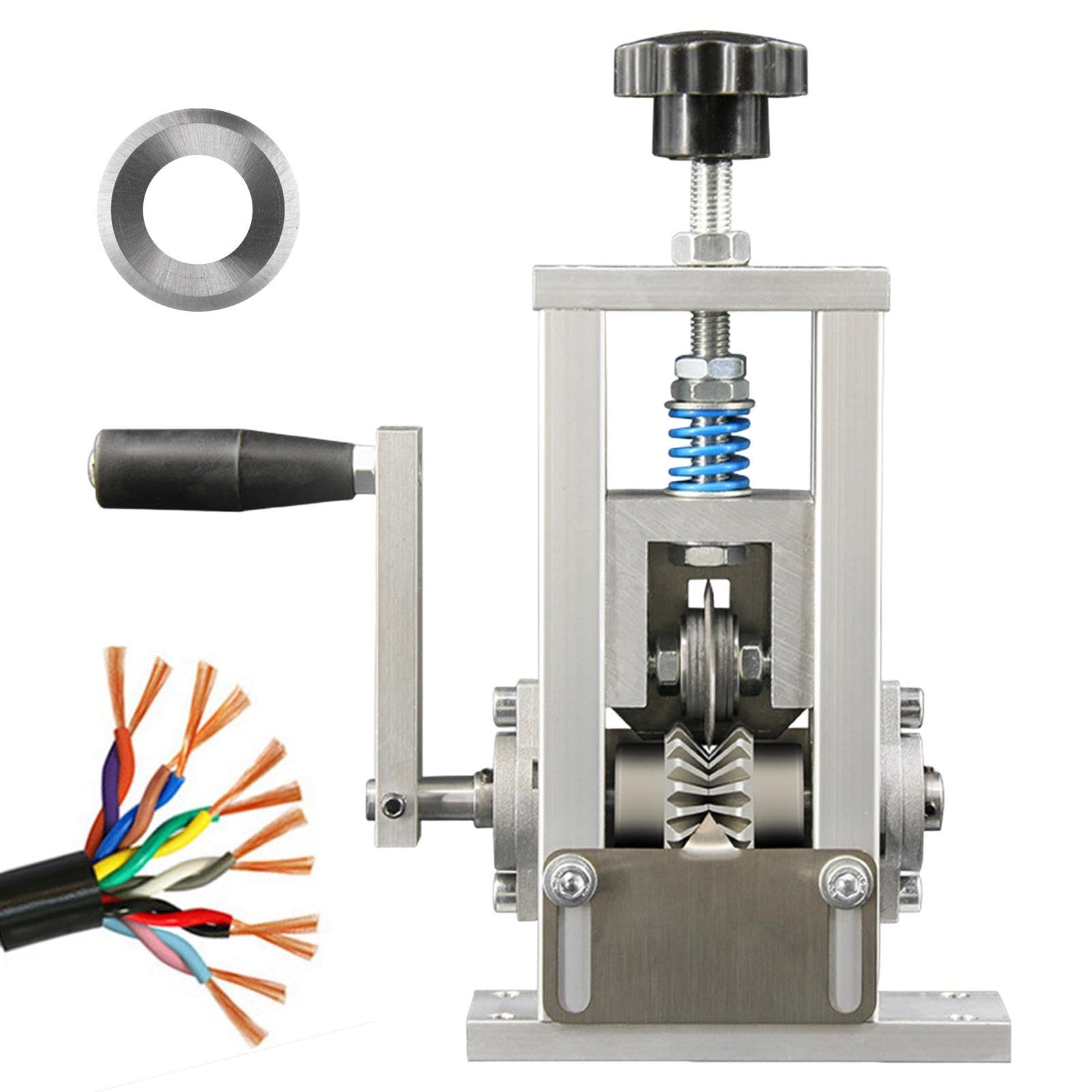 Manual Waste, Waste Stripping Tool 15x10 Cm, Efficient Manual Wire Stripper, Wire Stripping Machine for Recycling Copper, Stripping Wire