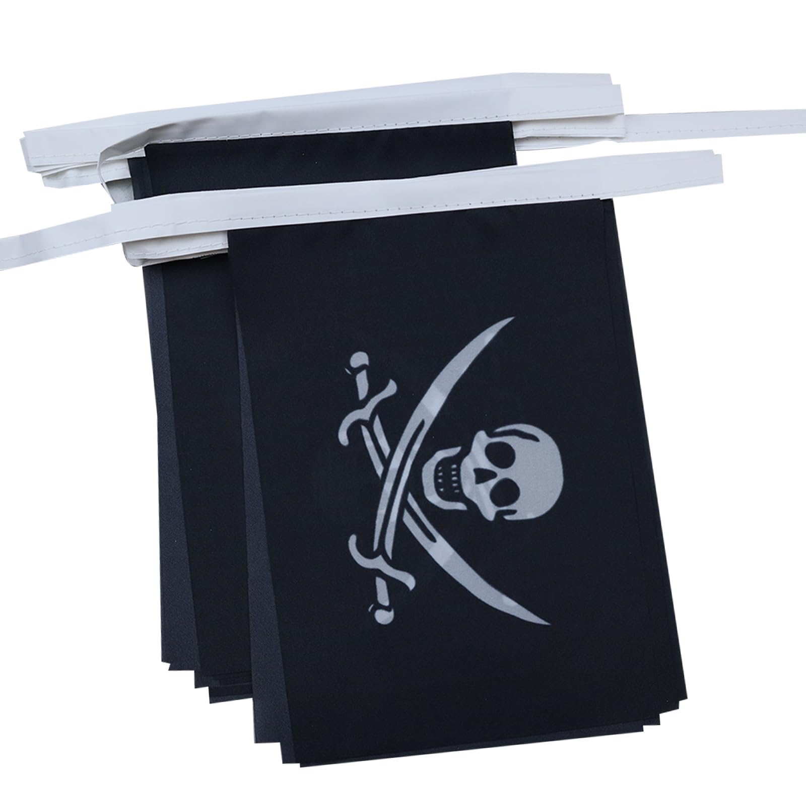 AZ FLAG Pirate Jack Rackham Bunting 20 ft 20 flags Light Polyester