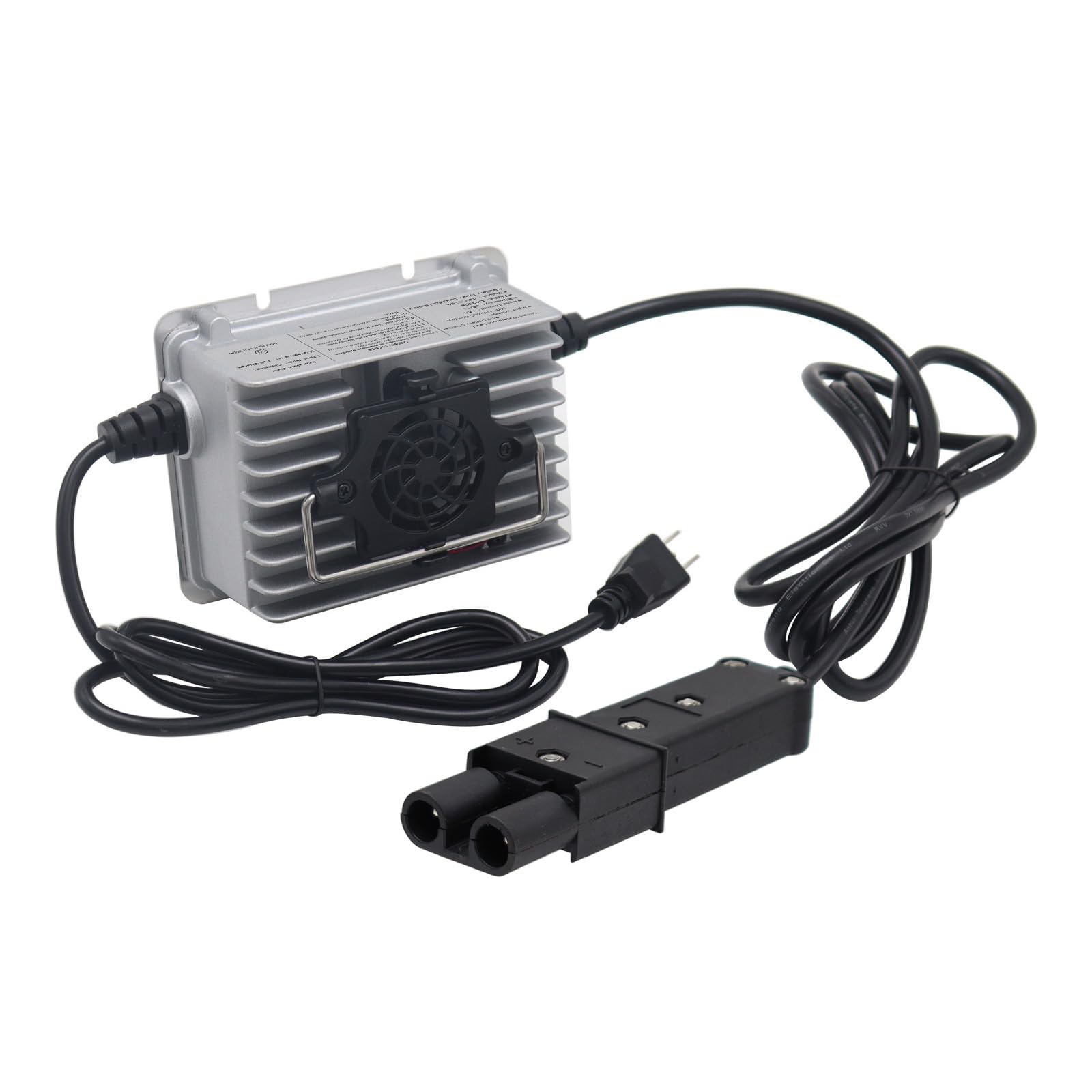 48V 6A Battery Charger for Yamaha Golf Cart G19 G22 with 2 Pin Plug, 48 Volt 6 Amp
