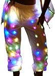 Hommes Femmes LED Flash Veste légère Rave Hoodies Vest Couple Carnaval Pantalons Fête Noël Robe de fantaisie Déguisement de préférence