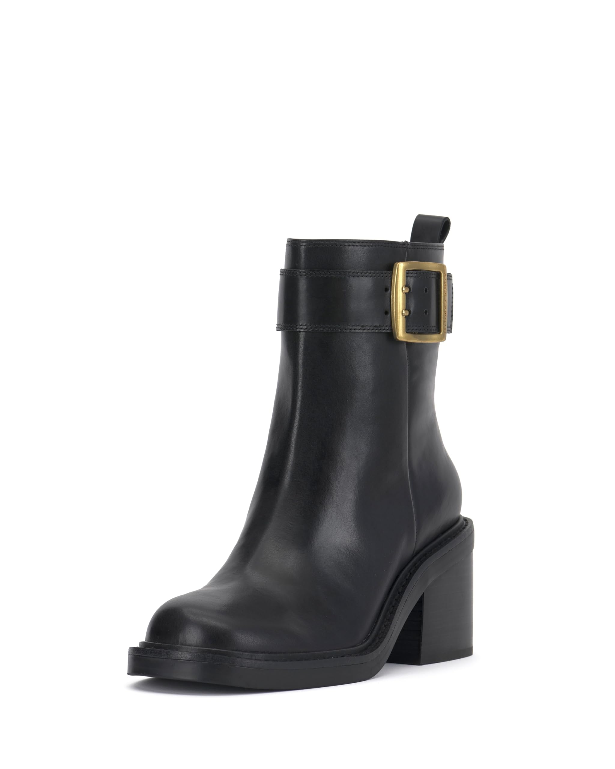 Vince Camuto womens Bembonie Stacked Heel Bootie