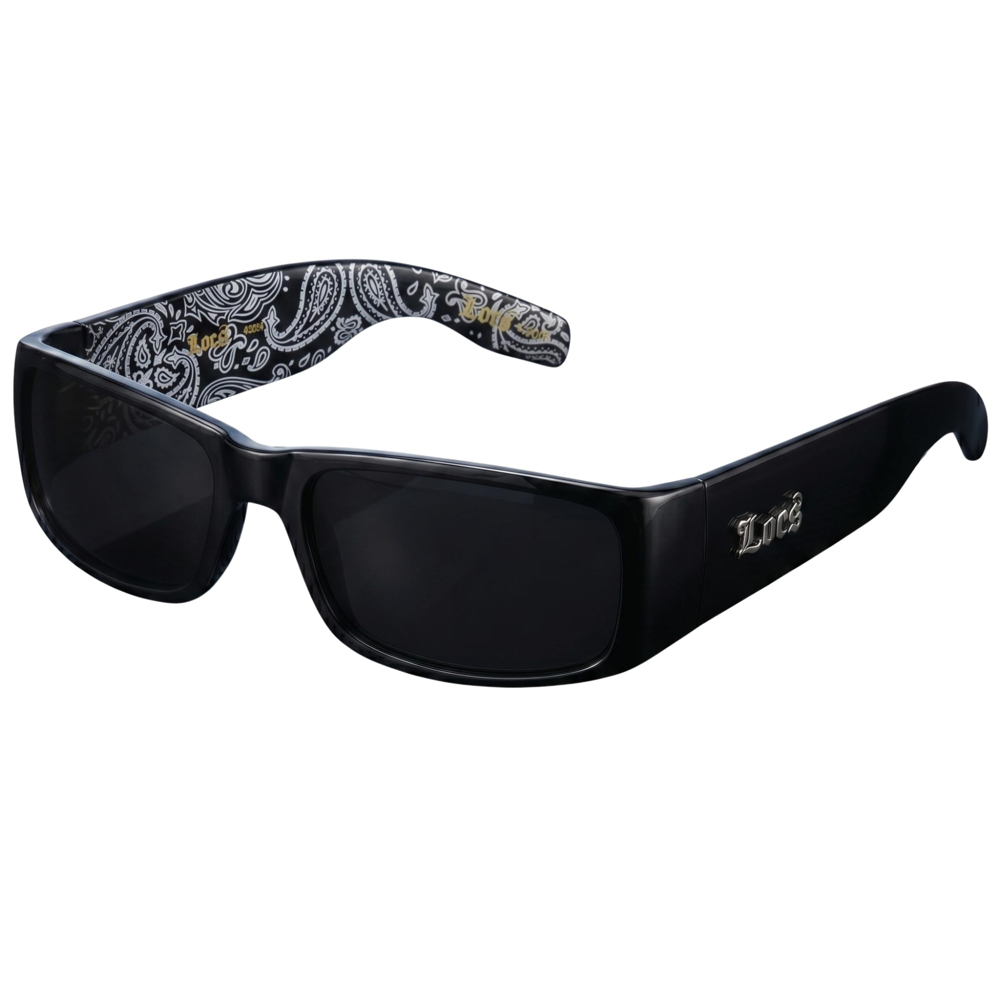 Locs Mens Hardcore Gangster Sunglasses Bandana Print