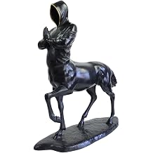 Bronze Black Centaur Sculpture, 15.7" Tall Abstract Modern Bronze Sculpture Combining Human Upper Body and Horse Lower Body, Modern Art Collectible and Decorative Piece