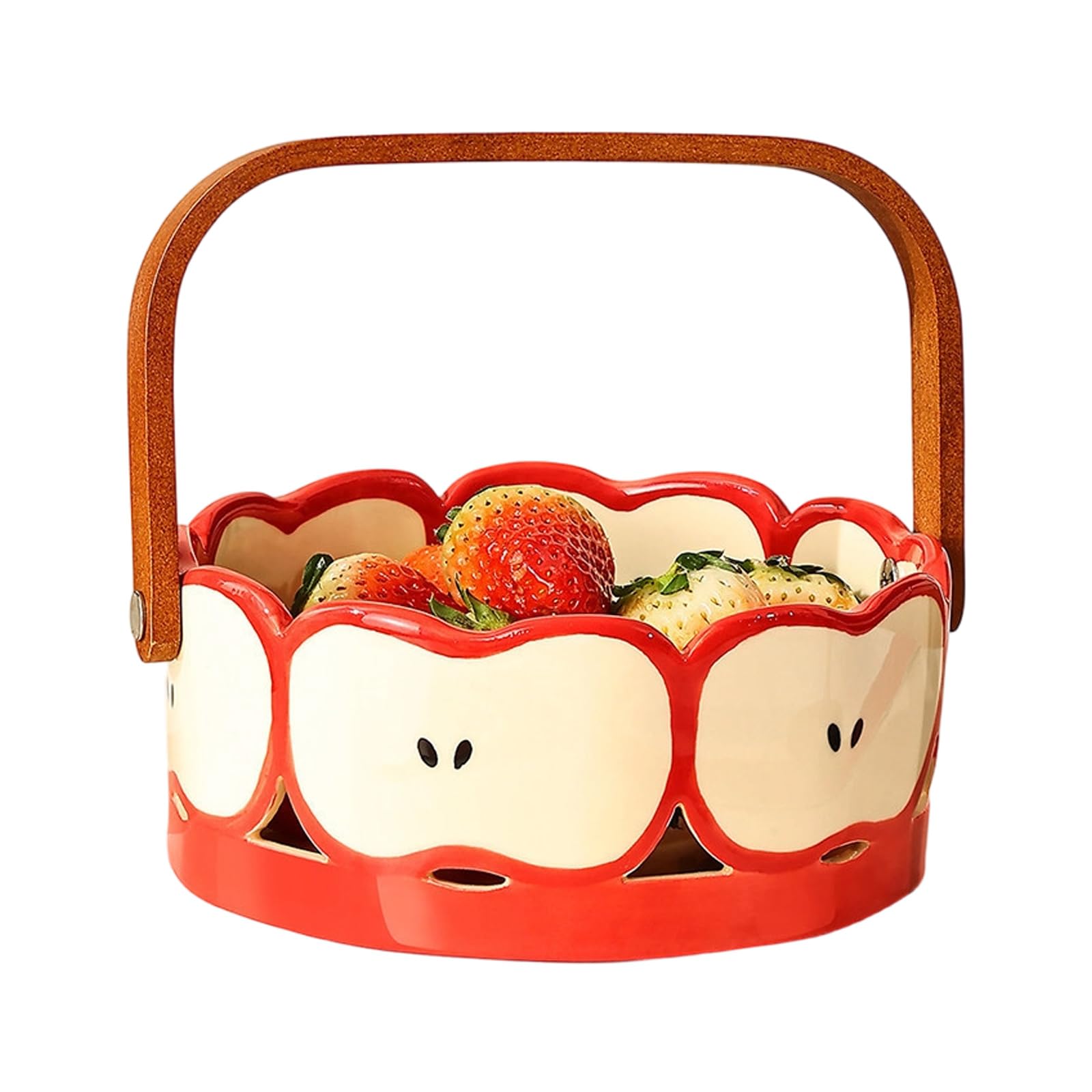 Hsyzygian Decorative Themed Serving Tray for Berries Candy Perfect As Housewarming Gift Kitchen Counter Decor