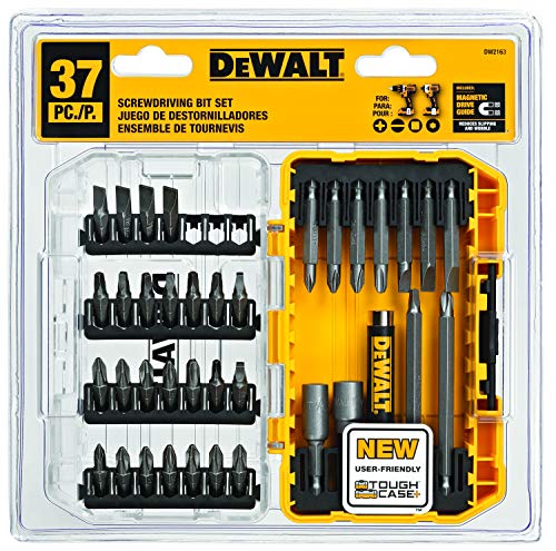 Dewalt Dw2163 37-Piece Screwdriving Set With Tough Case #TOP3
