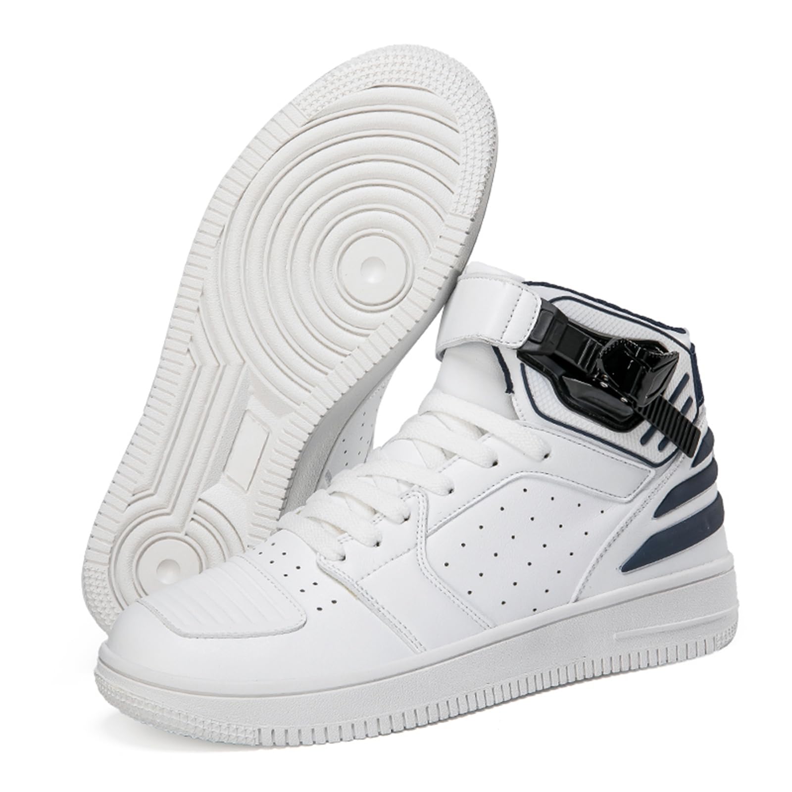 Scarpe da Moto Stivaletti da Moto da Uomo da Strada Fibbia Leggera Antiscivolo Comode Scarpe da Equitazione da Viaggio da Lavoro