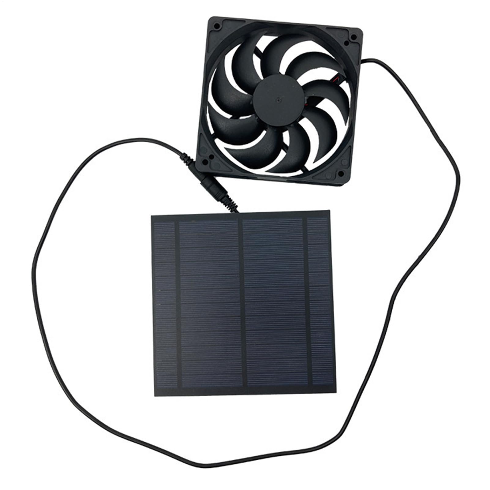 Ventilador solar impermeable de escape multiusos para casetas de perro y exteriores