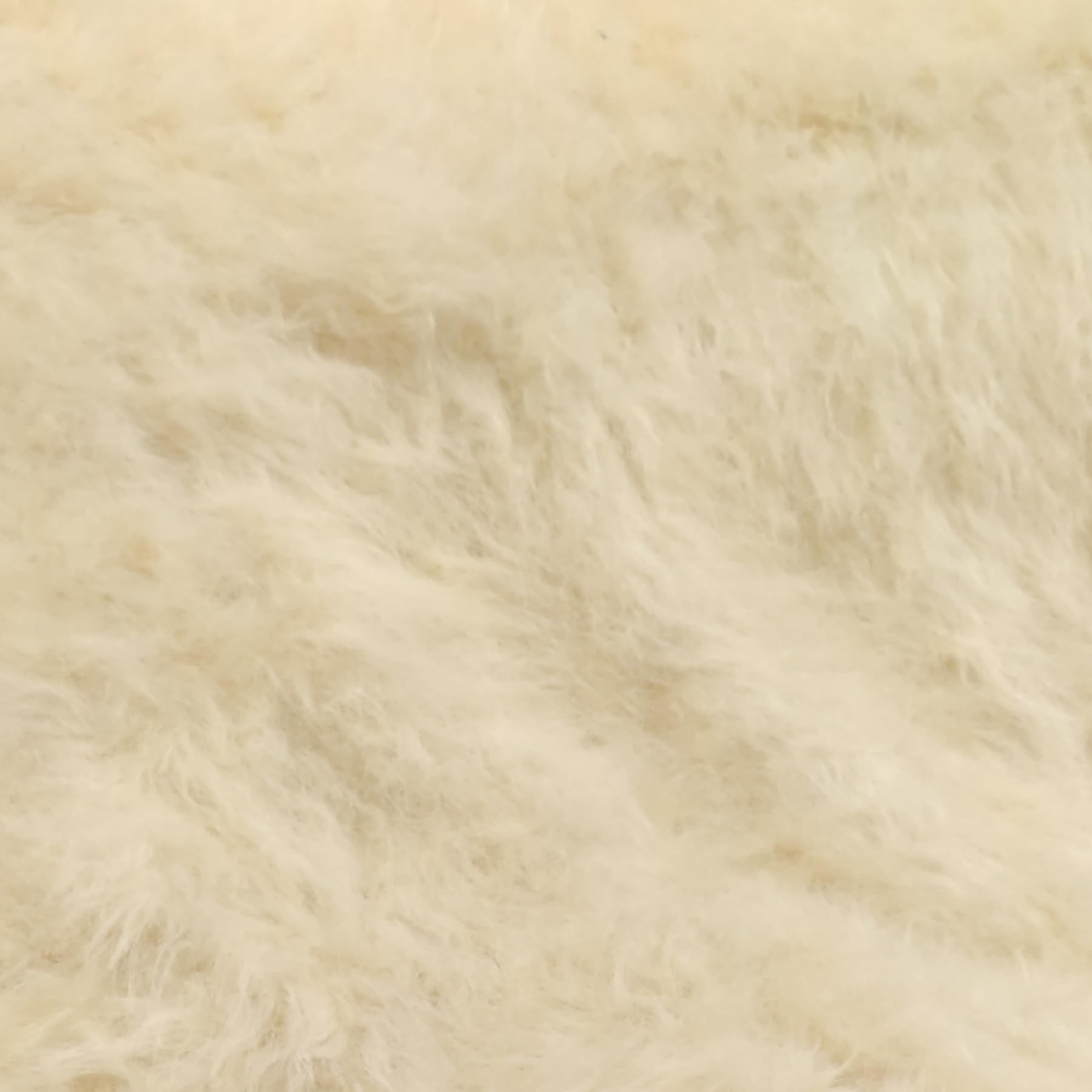 Long Haired Faux Fur Fabric Material - Cream/Toffee - Various Lengths - AC 356 / YF54 (1/2 Metre 150cm x 50cm)