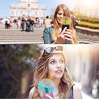 Vista 7 de Ventilador de teléfono USB C, paquete de 4 mini ventiladores de teléfono celular portátiles para iPhone 16/15 y teléfonos celulares Android