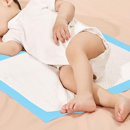 Miniatura 7 de Cambiadores desechables, paquete de 50 almohadillas de cambio de pañales portátiles súper absorbentes para bebé, almohadillas suaves a prueba de