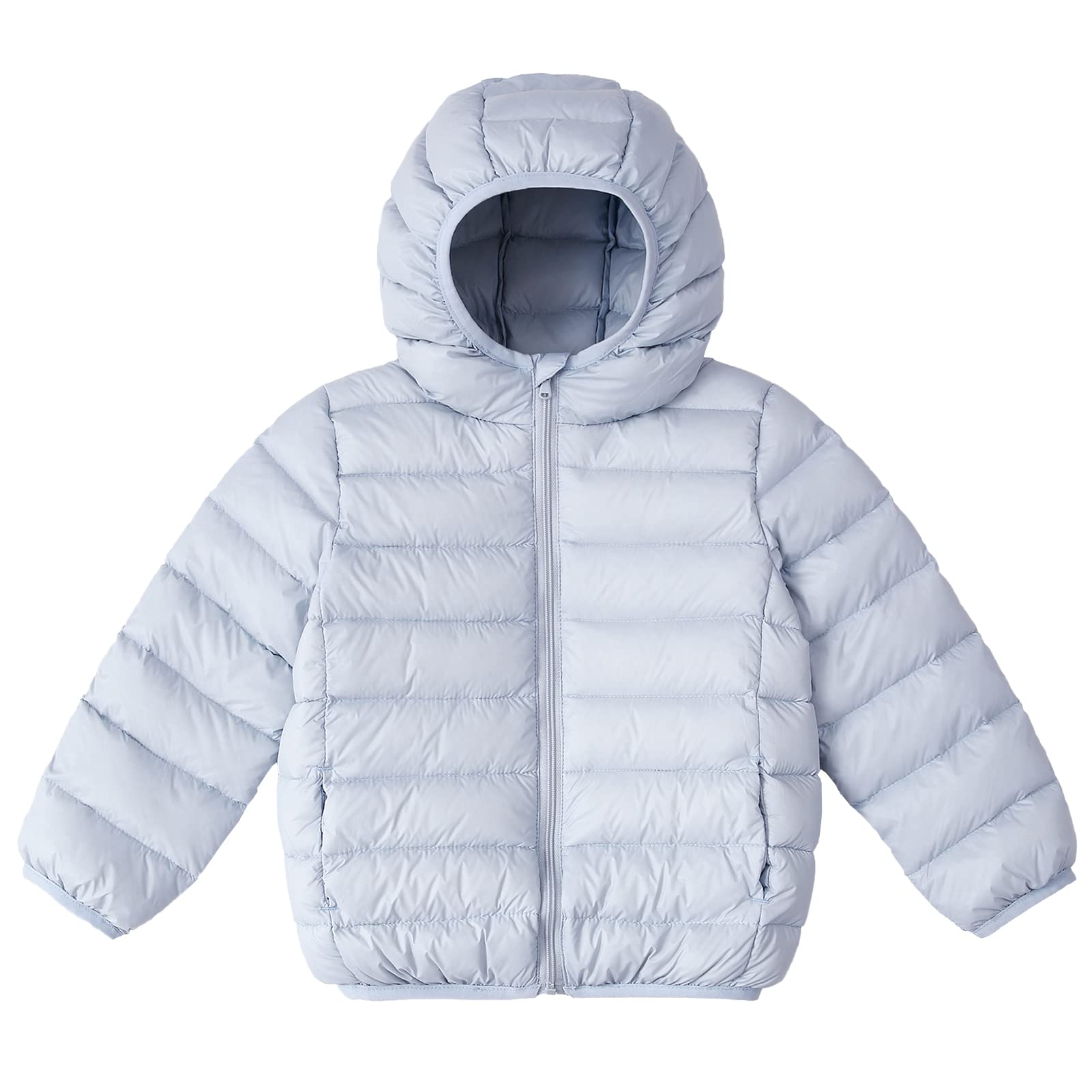 Bambini Invernale Cappotto con Cappuccio Leggero Giacche di Piumino Capispalla Caldo Autunno Inverno per Ragazzi e Ragazze
