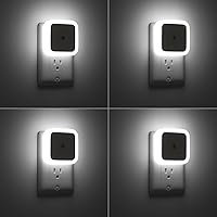 Vista 11 de Sujeet Luz nocturna, luces nocturnas enchufables a la pared, paquete de 4, luces nocturnas enchufables, lámpara nocturna del atardecer al amanecer