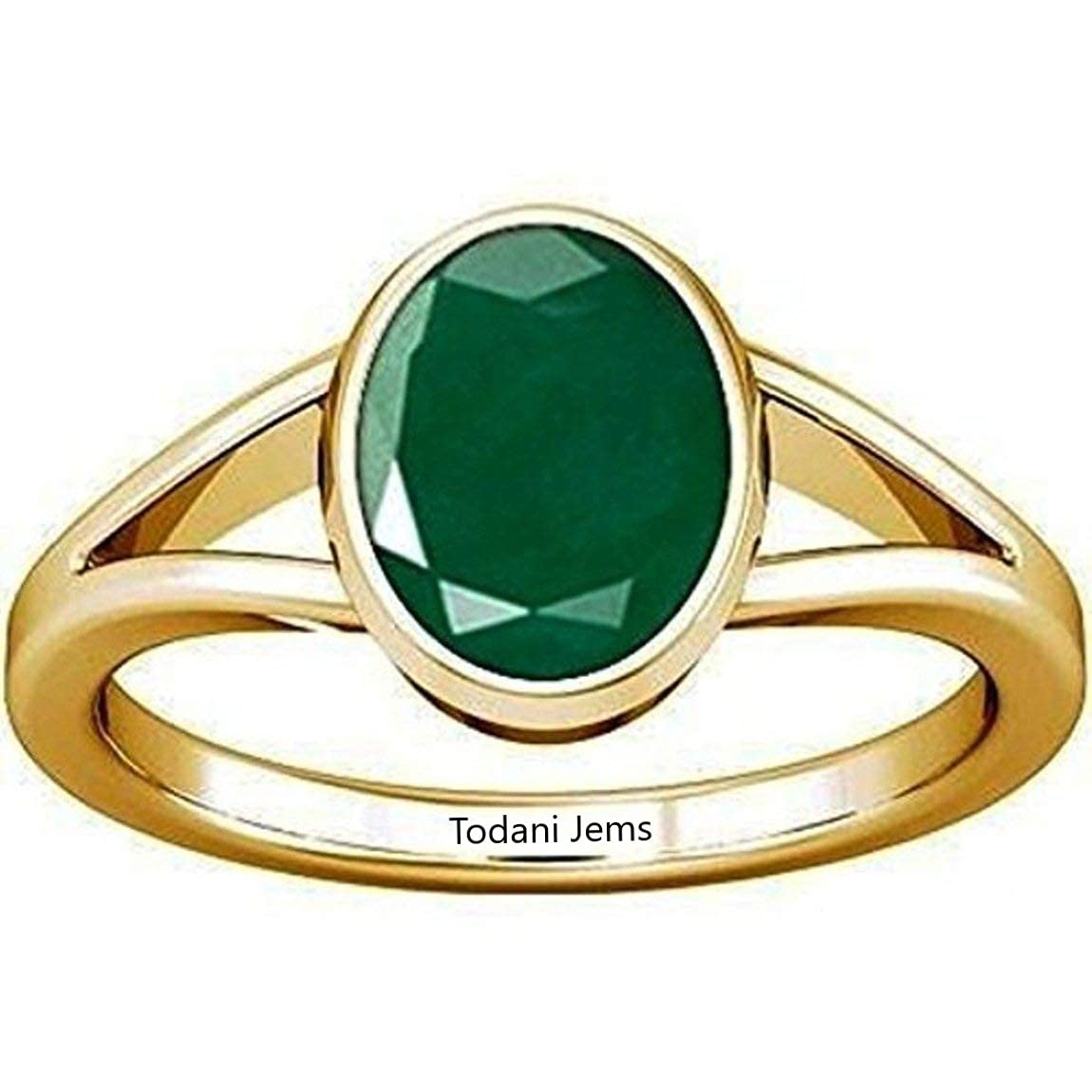 TODANI JEMS 10.25 Ratti Adjustable Natural Emerald Panna Gemstone Birthstone Panchdhatu Astrology Ring For Men (B092THHDHK) Amazon Price History, Amazon Price Tracker